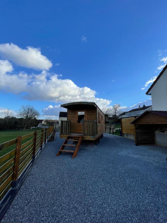 Chez Celia, Roulotte En Champagne Villa Fleury-la-Riviere Екстериор снимка