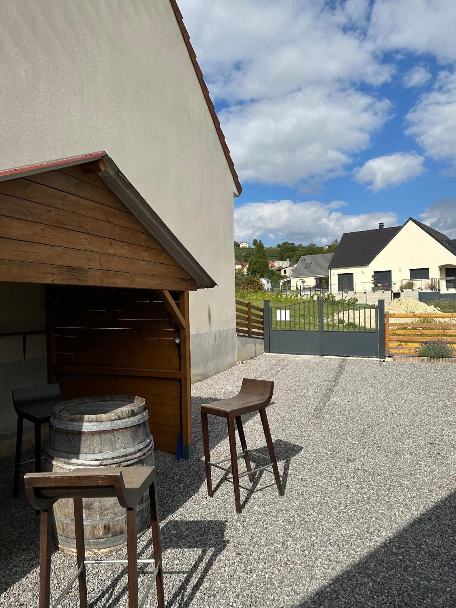 Chez Celia, Roulotte En Champagne Villa Fleury-la-Riviere Екстериор снимка